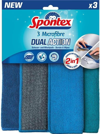 Motip Dupli Lavete de Curățare cu Microfibre pentru Suprafețe din Lemn 24,5x19,6 cm 3 buc