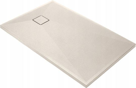 Deante Rectangular Granite Shower Tray 100x70cm Grey