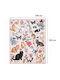 Lean Toys Single Blanket 150x100cm Multicoloured
