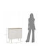 Kommode fürs Schlafzimmer aus Holz mit 3 Schubladen Gold 78x37x80 cm