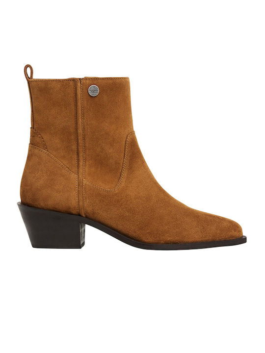 Damen-Stiefeletten Braun