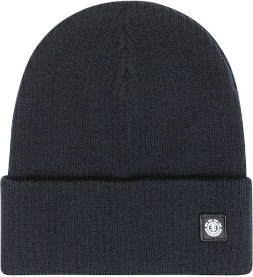 Beanie Γυναικείος Σκούφος με Rib Πλέξη σε Μαύρο χρώμα