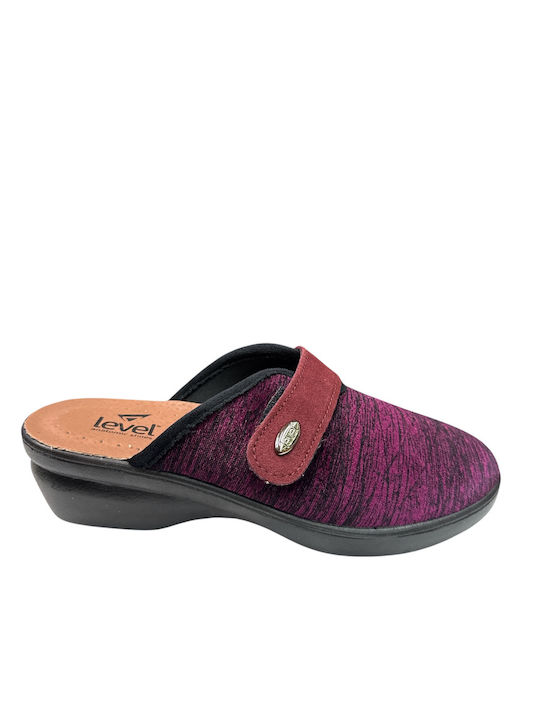 Level Anatomic Burgundy Leather Winter Women's ...