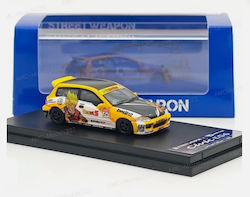 Street Weapon 1/64 Honda Civic Eg6 *wokung* Жълт Черен Бял Street Weapon Street Weapon 1/64 Honda Civic Eg6 *wokung* Жълт Черен Бял Street Weapon