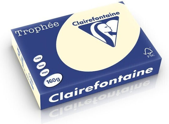 Clairefontaine A4 Картон 160 г/м² Бледнокремав 250 Листа Рима