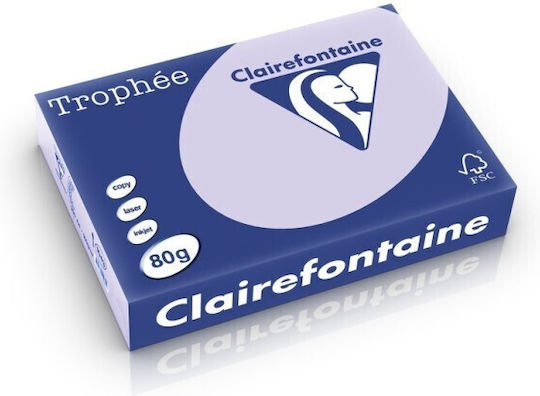 A4-Papier 80 g/m² Helllila 500 Blatt Ries Clairefontaine Lila
