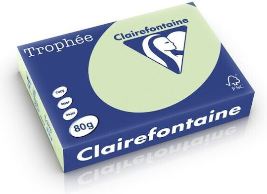 A4-Papier 80 g/m² Blassgrün 500 Blatt Ries Clairefontaine Jade