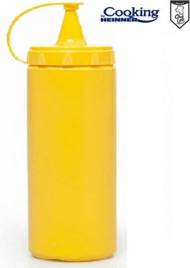 Sauce Dispenser Bottle 700 Ml Yellow Chef Line Cooking By Heinner Set 10 Pcs