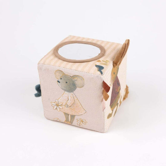 Fabric Activity Cube with Sounds for Newborns