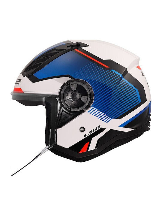 LS2 Airflow II Solar White Blue Κράνος Μηχανής ...