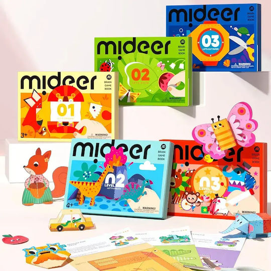 MiDeer Paper Cutting Activity Set, Let’s Cut Paper for Children 5+ Years Old