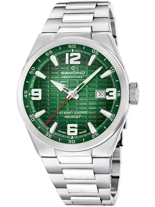 Candino Мъжки Часовник 43 mm На Батерия със Сре...