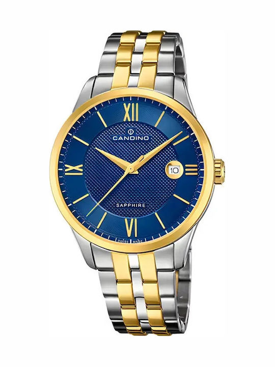 Candino Мъжки часовник 41 mm на батерия със сре...