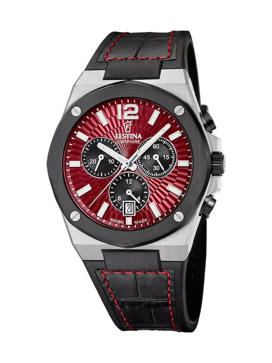 Festina Мъжки Часовник 42 mm Хронограф На Батер...