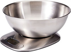 Excellent Houseware Дигитална кухненска везна с контейнер до 5 kg сива Excellent Houseware Дигитална кухненска везна с контейнер до 5 kg сива