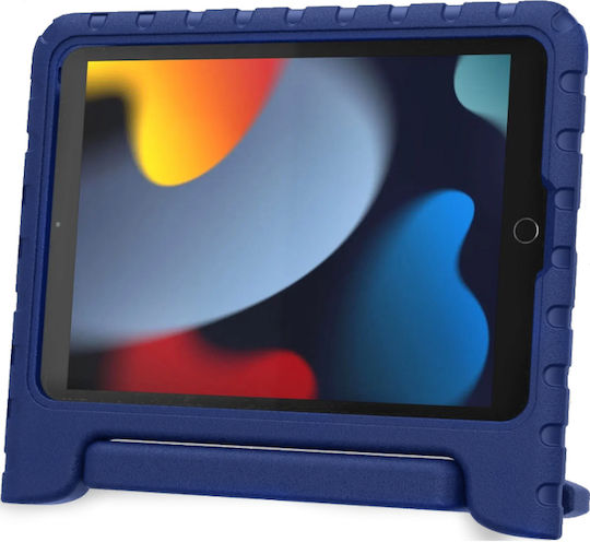 HappyCase Back Cover Ανθεκτική για Παιδιά Μπλε (Ipad 10.2" 2021 / 2020 / 2019)