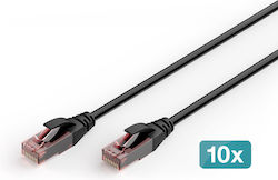 Digitus U/UTP Cat.6 (Gigabit) Outdoor Ethernet Network Cable 1m Black Digitus U/UTP Cat.6 (Gigabit) Outdoor Ethernet Network Cable 1m Black