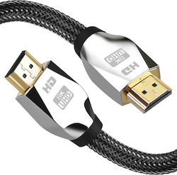 Reagle HDMI male - HDMI male 2m Ασημί Reagle HDMI male - HDMI male 2m Ασημί