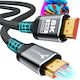 Baseus HDMI 2.1 HDMI кабел HDMI мъжки - HDMI мъжки 5 м Черен