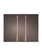 Beauty Home Decorative LED Candle Light 2pcs 2.2x2.2x42.5cm