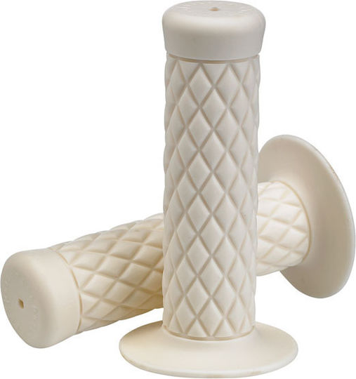 Biltwell Motorcycle Grips Harley Davidson 1" TPV Grips Thruster White