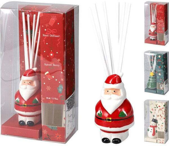 Χριστουγεννιατικο Αρωματικο Χωρου Στικ Xmas Tree Santa & Snowman 50ml 3 Σχεδια