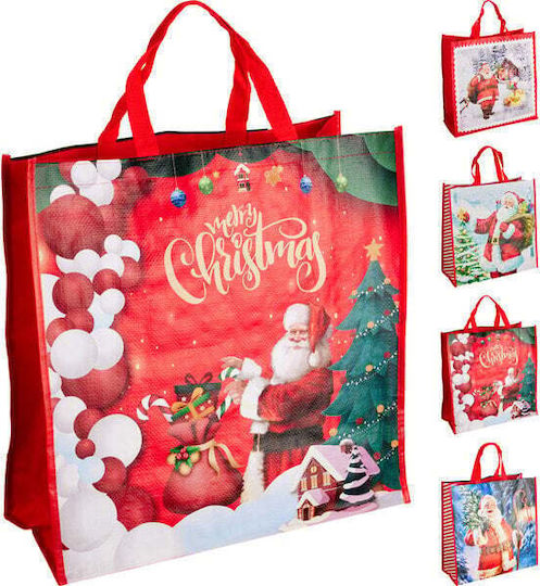 Koopman Fabric Christmas Gift Bag 45x20x45 cm (Various Colors)