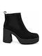 Suede Women's Chelsea Ankle Boots Black