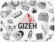 Gizeh Rolling Tray 180mm Λευκό