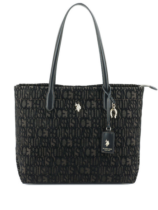 Women's Black Shopper Bag