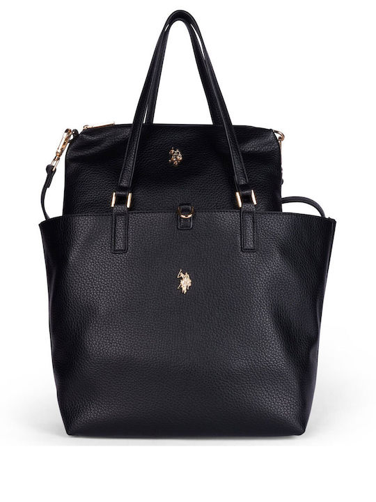 U.S. Polo Assn. Γυναικεία Shopper Τσάντα Μαύρη