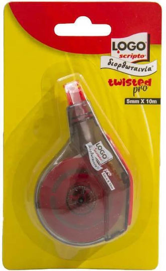 Коректорна лента Logo Scipto Twisted Pro 5mmx10m