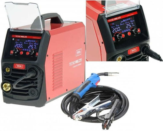Ideal Industries TECNO MIG 211 S-Pulse Inverter FCAW / MAG / MIG / MMA / TIG Welding Machine with Maximum Welding Current 200A