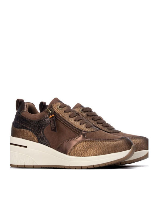 Refresh Γυναικεία Ανατομικά Sneakers Καφέ