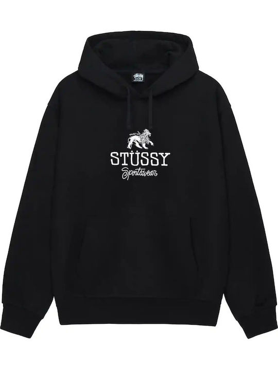 Stussy Black Hooded Sweatshirt