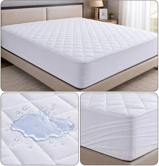 Непромокаем протектор за матрак King Size с пола 180x200+35 см