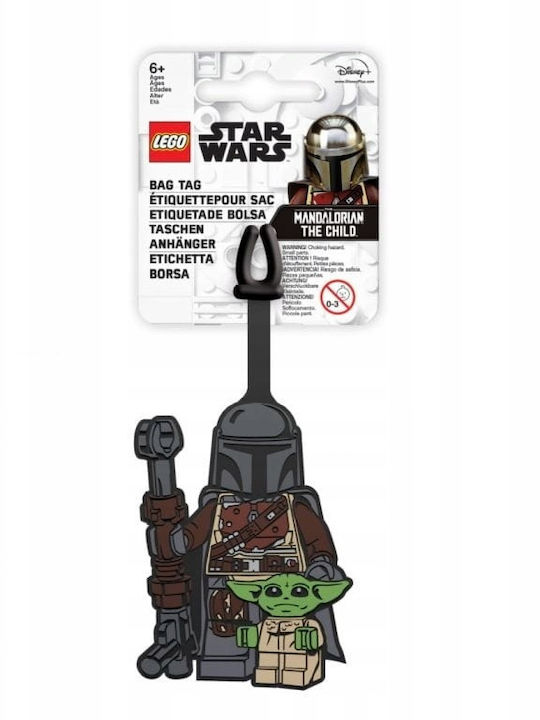 Етикет за багаж LEGO от силикон с дете от „Мандалорецът“ от Star Wars LEGO