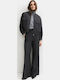 Marella Emmbreak Women's Fabric Trousers Dark Grey