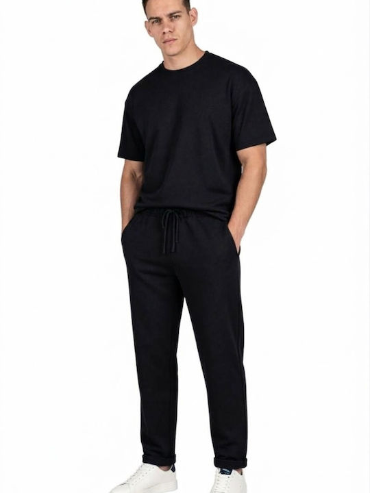 Mezzo Uomo Men's Trousers Set Black