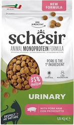 Schesir Monoprotein Dry Food for Adult Cats with a Sensitive Urinary Tract with Pork / Ham / Prosciutto 1.5kg