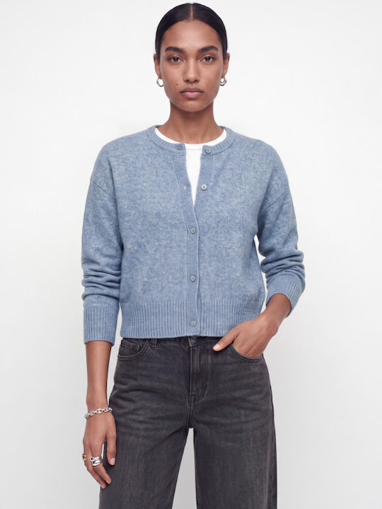 Women's Knitted Cardigan Country Blue