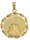 Savvas Design Charm-Talisman Göttliche Mutter aus 14-Karat-Gold