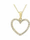 Noitakis 14K Gold Heart Charm with Zircon
