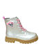 Kids Gold Ankle Boots