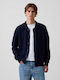 Herrenstrickjacke mit Knöpfen New Classic Navy Blue