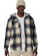 Herren-Fleecejacke mit Kapuze Ecru Navy