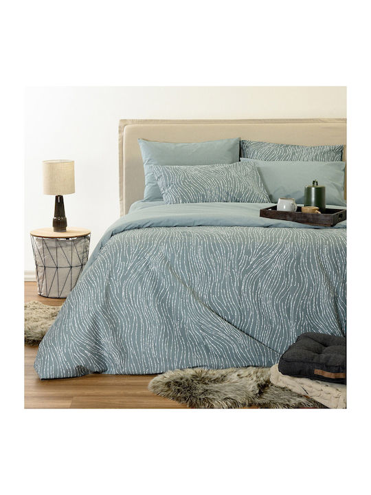 Melinen Brooke Double Fitted Bed Sheet Set 150x...