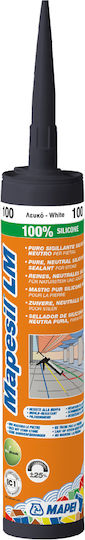 Mapei Mapesil Mold-Resistant White Silicone Sealant 310ml