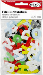 Felt Letters 78 Pieces 25 Mm