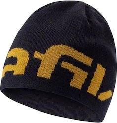 Rafiki Beanie Unisex Σκούφος Πλεκτός σε Μαύρο χρώμα